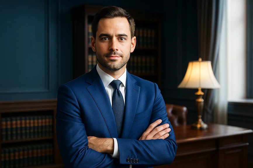 Portrait of Michael Garrett, attorney at law